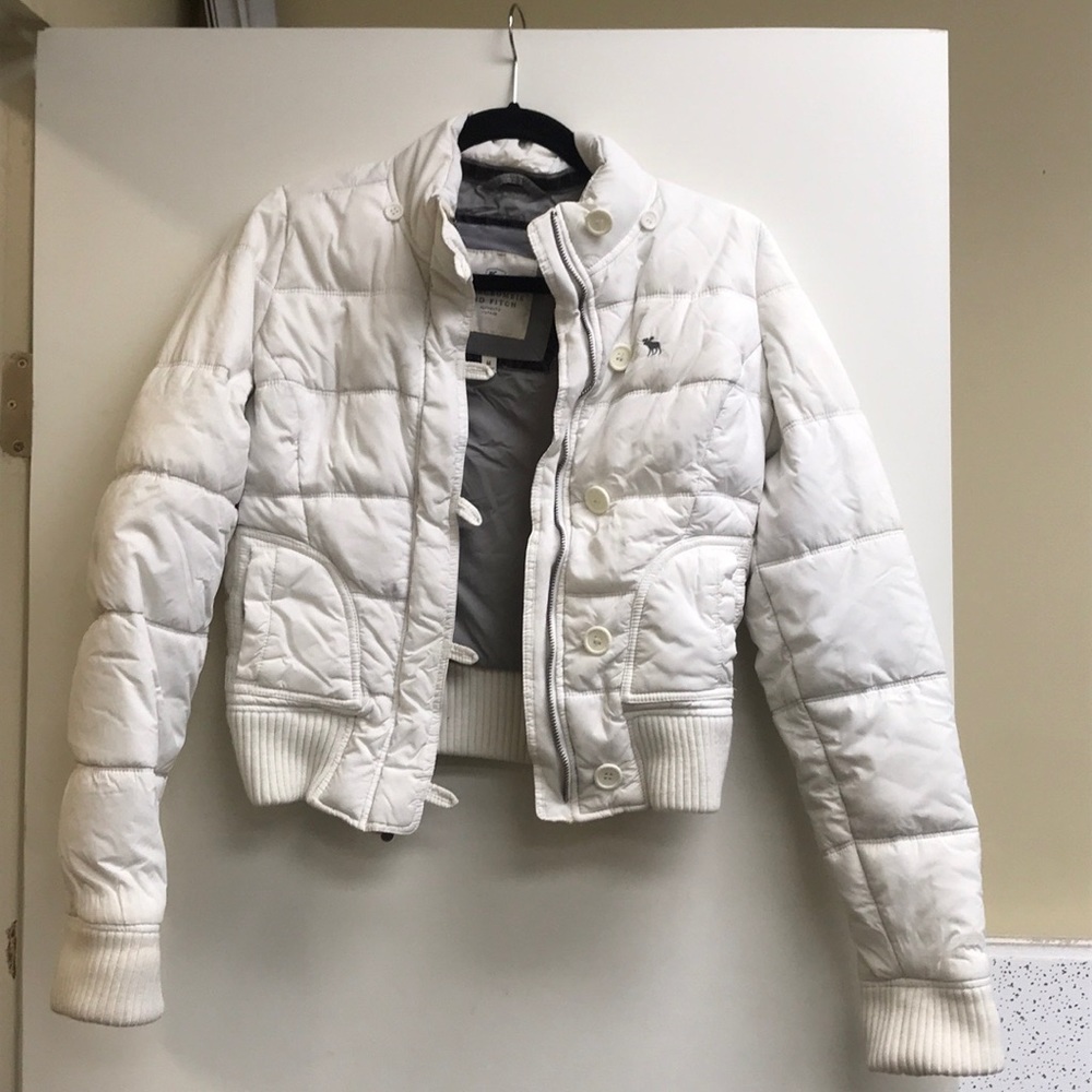 Abercrombie and Fitch White jacket